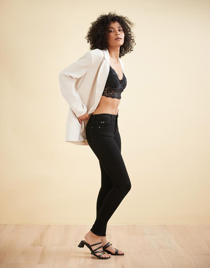 Mid-Rise, Skinny 2006BK-R30 Yoga Jeans