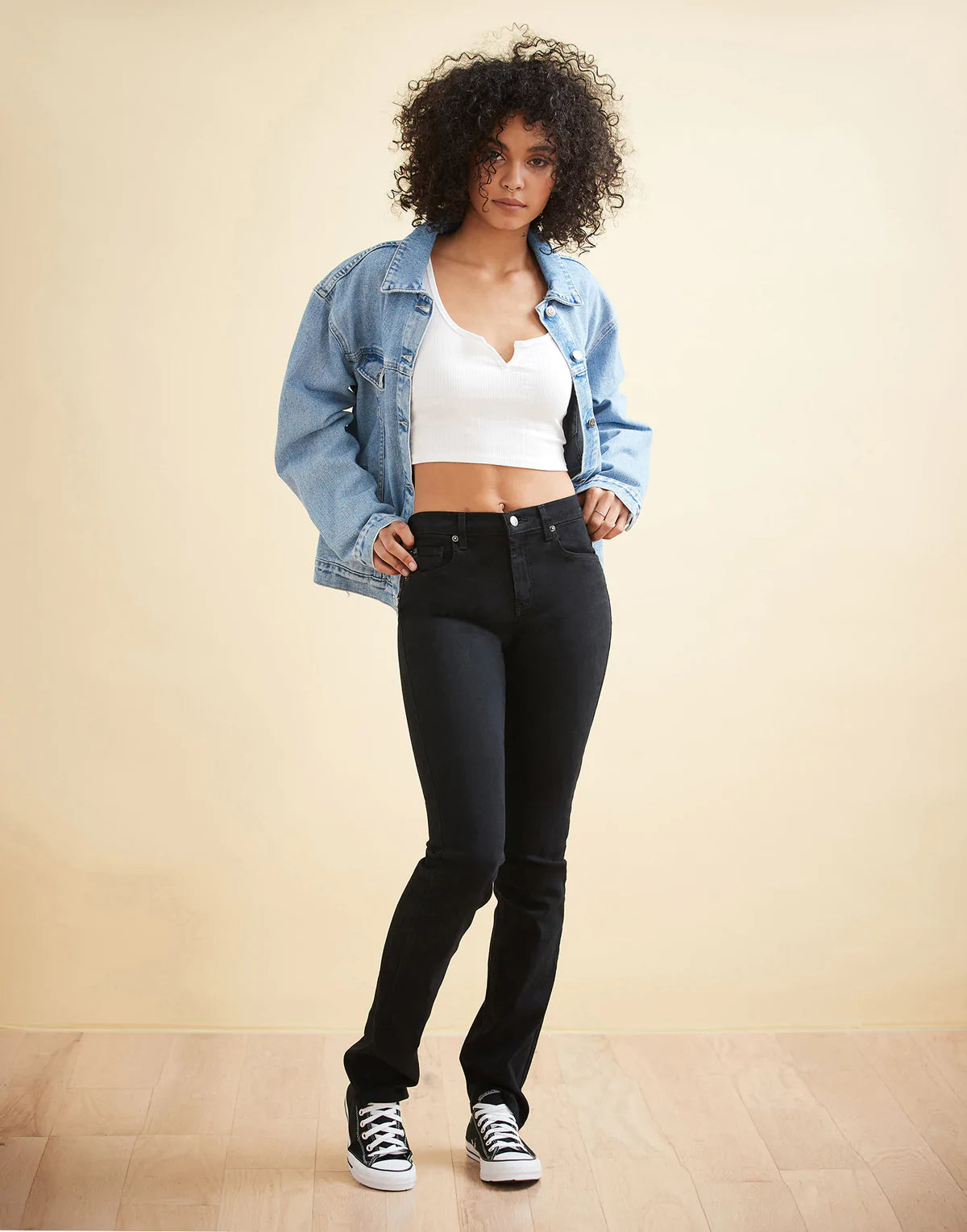 Chloe Black Yoga Jeans