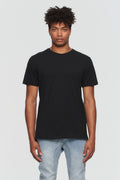 Jet Black Kuwalla Crew Neck T-Shirt
