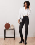 Emily Washed Black Yoga Jeans