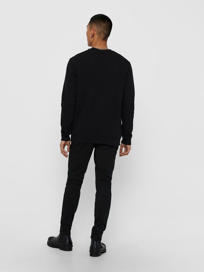 Ceres Crew Neck Black Only & Sons