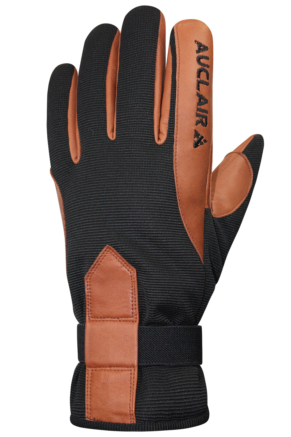 Gants Lillehammer Noir/Cognac Auclair