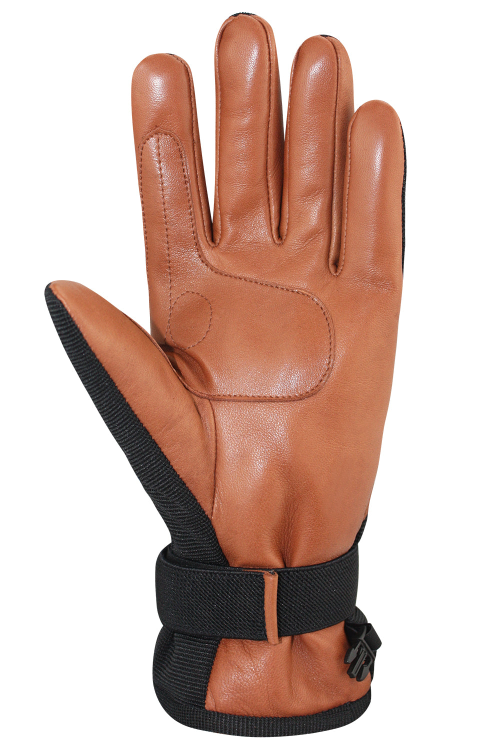 Gants Lillehammer Noir/Cognac Auclair