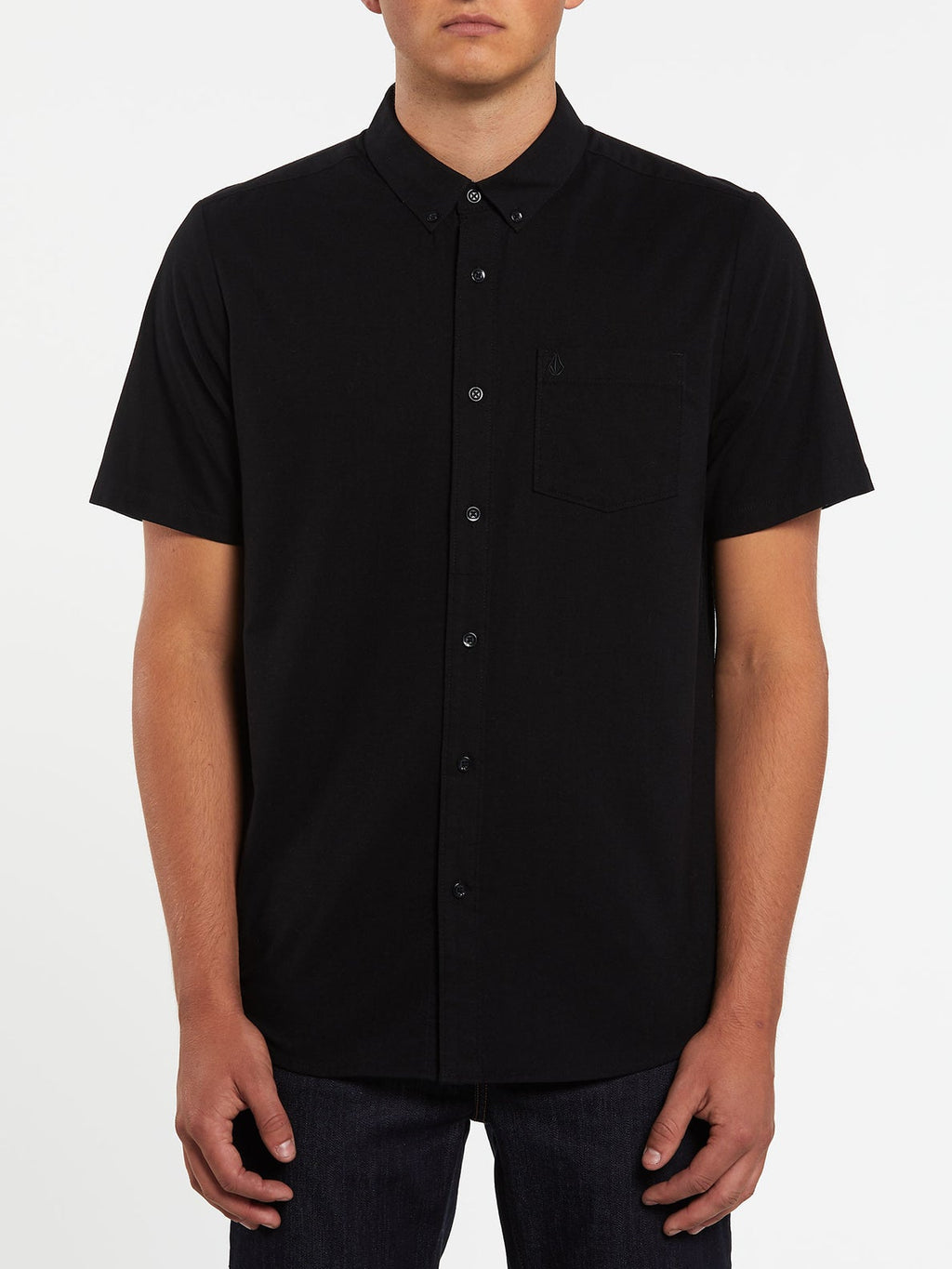 Chemise Everett Oxford SS Noir Volcom