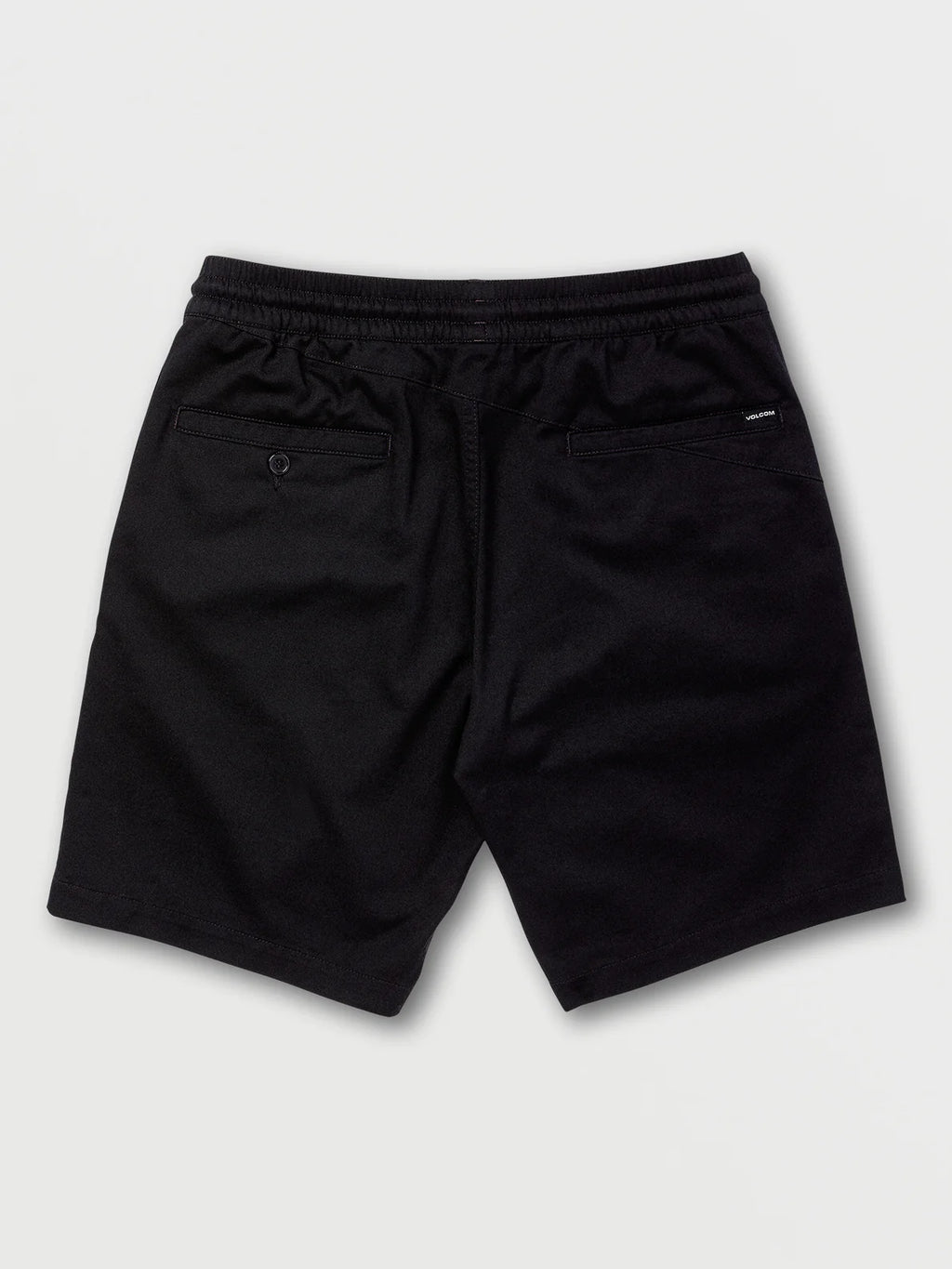 Volcom Women's Black Short Frickin Elastic Waist Shorts