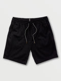 Volcom Women's Black Short Frickin Elastic Waist Shorts