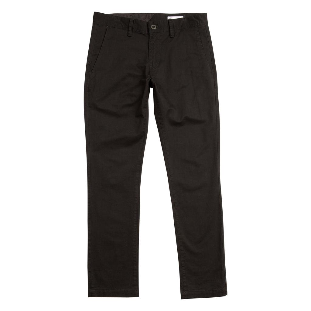 Volcom Frickin Slim Chino Pants 15 Black