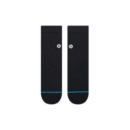 Stance Icon Quarter Black Socks