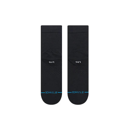 Stance Icon Quarter Black Socks
