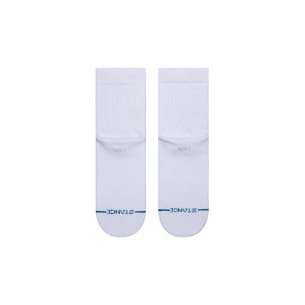 Stance Icon Quarter White Basic