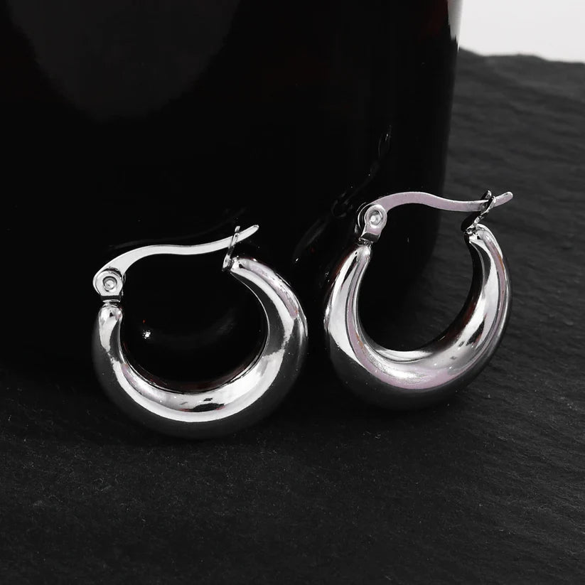 Hackney Nine Silver Amber-Messina Earrings