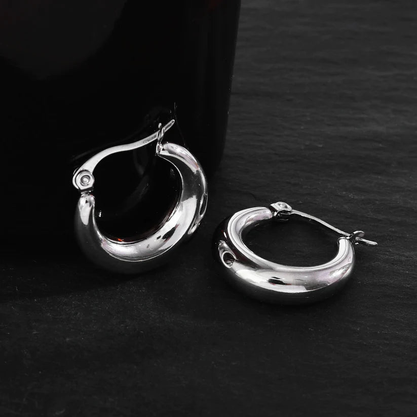 Hackney Nine Silver Amber-Messina Earrings