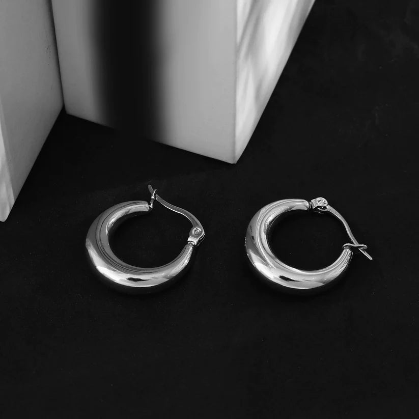 Hackney Nine Silver Amber-Messina Earrings