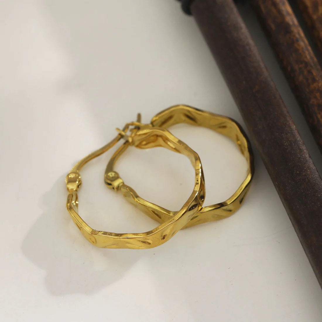 Bardello Gold Hackney Nine Earrings