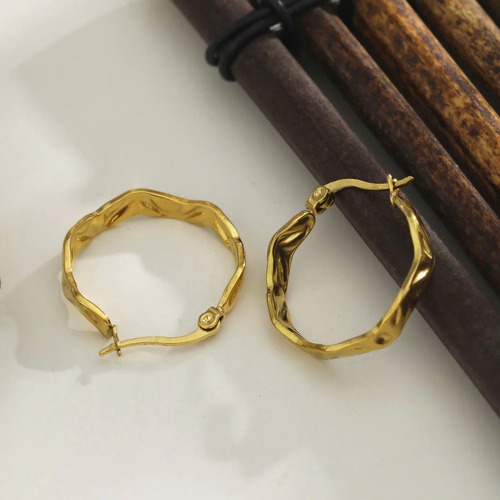 Bardello Gold Hackney Nine Earrings