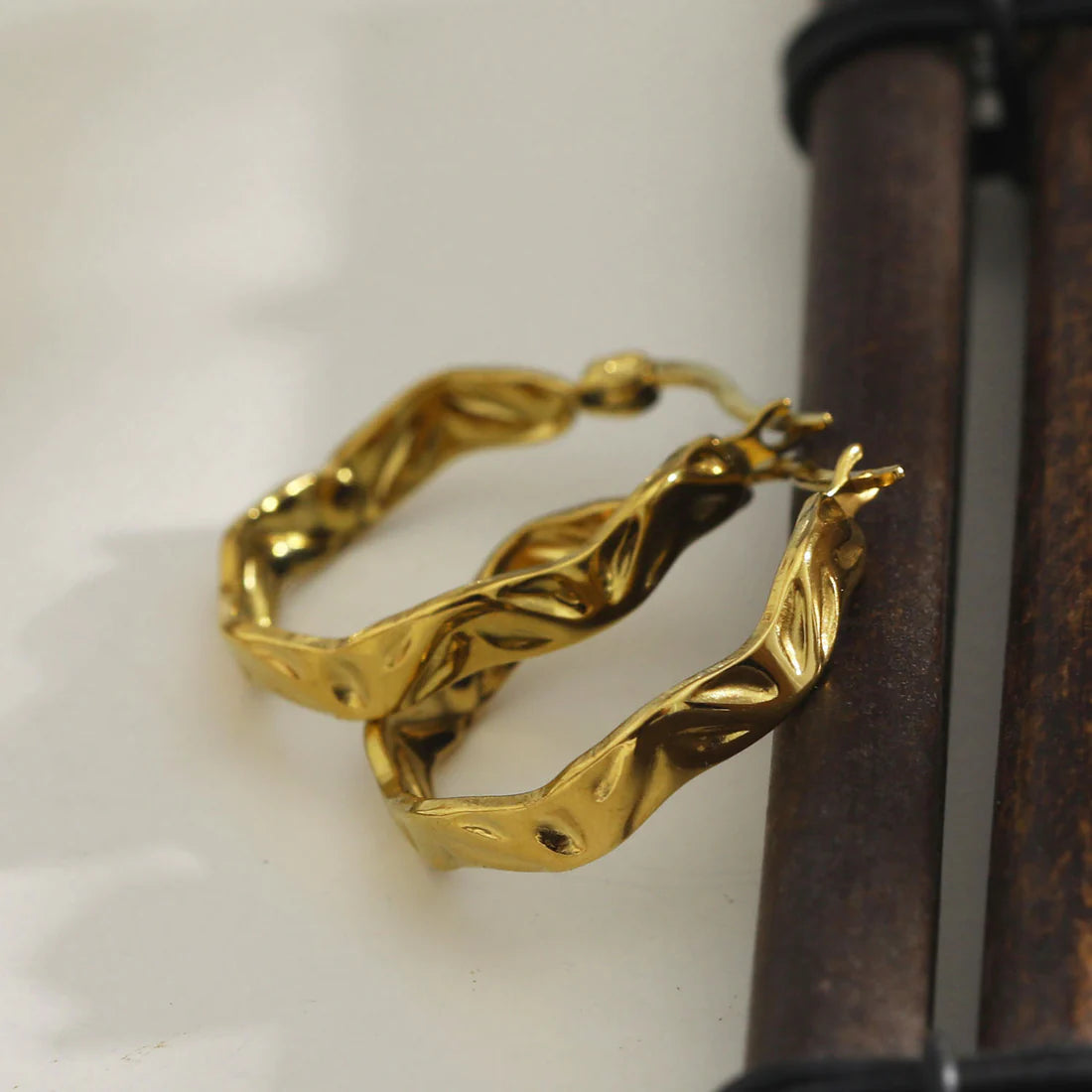Bardello Gold Hackney Nine Earrings