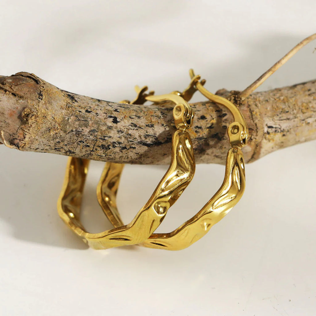 Bardello Gold Hackney Nine Earrings