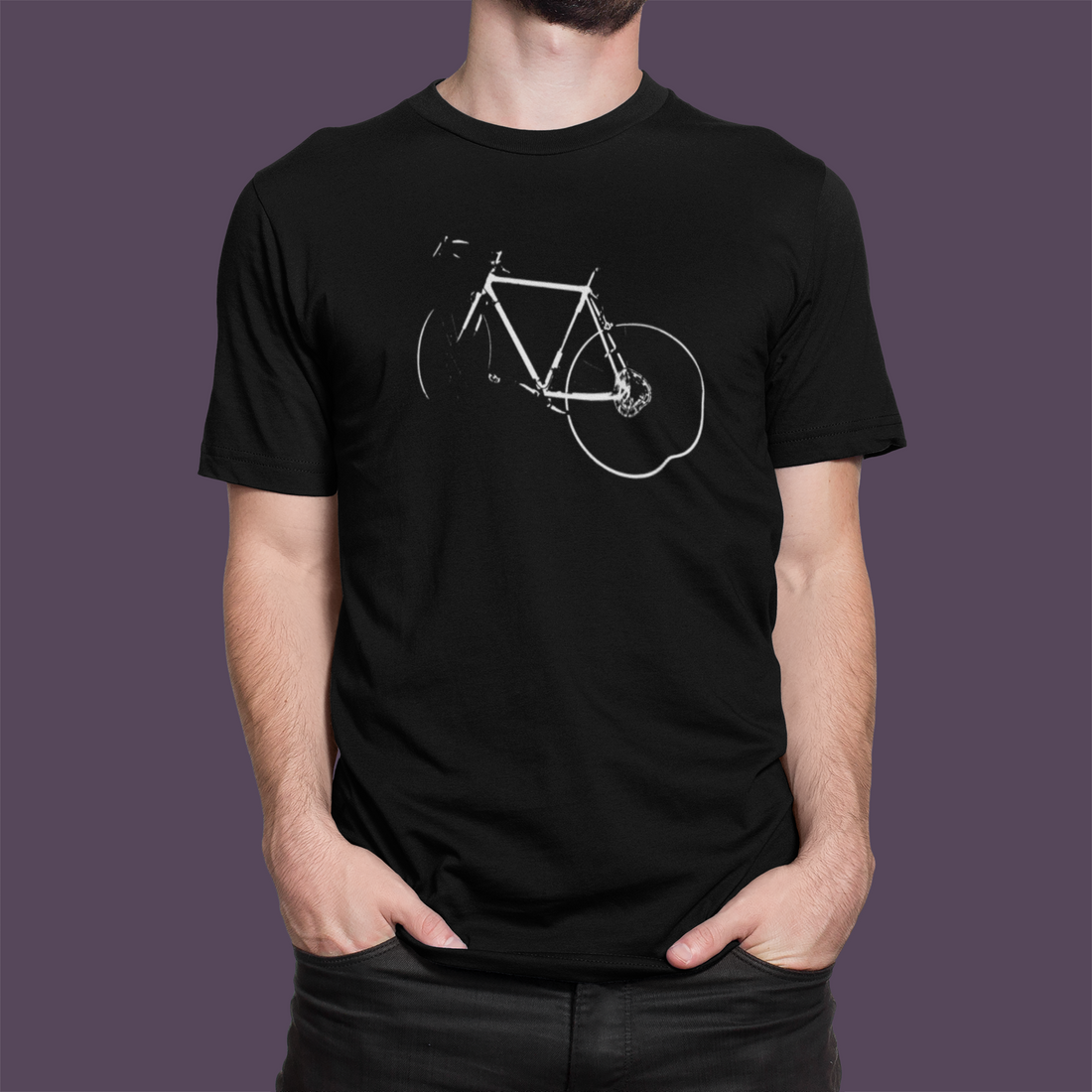 T-Shirt Bike Solo Noir Baltrakon