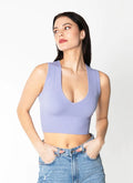 Bamboo Deep V Rib Lavender It's Me
