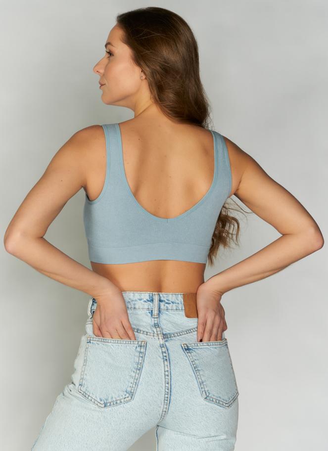 Bamboo Bralette Light Blue C'est Moi