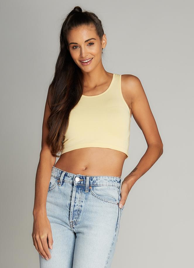 Bamboo Crop Tank Top That's Me