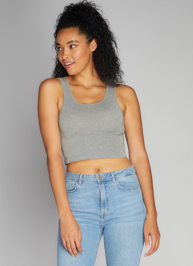 Bamboo Crop Tank Top That's Me