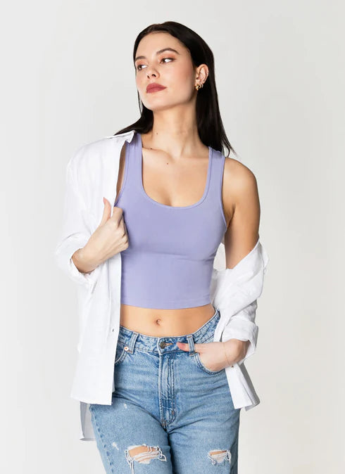 Bamboo Crop Tank Top That's Me