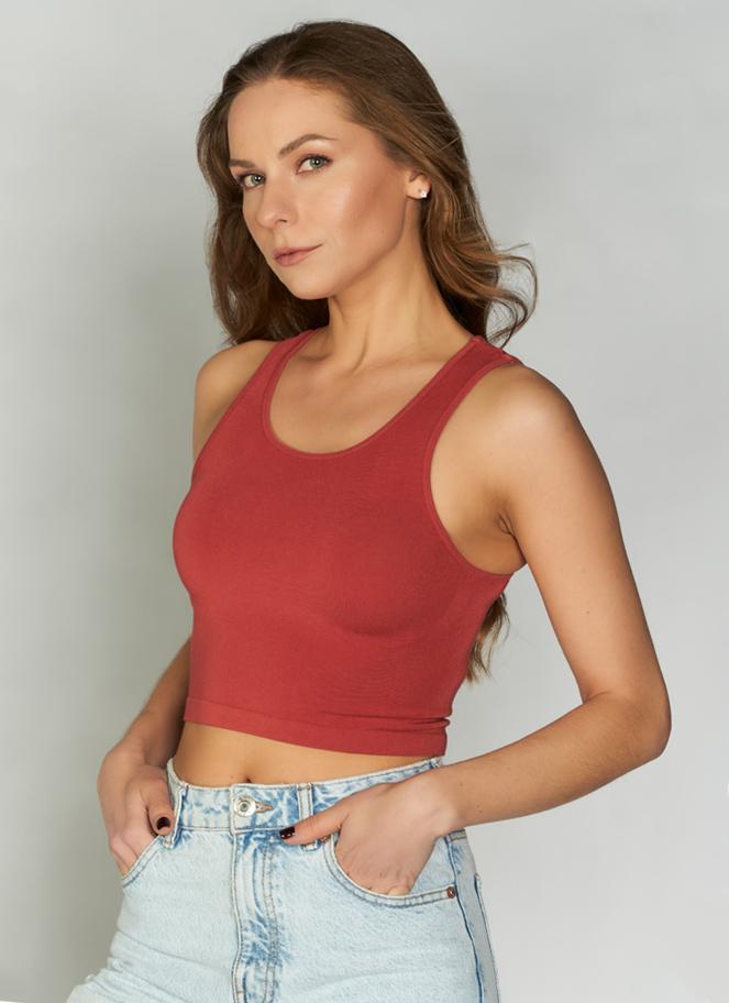 Bamboo Crop Tank Top That's Me