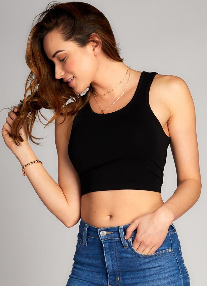 Bamboo Crop Tank Top That's Me