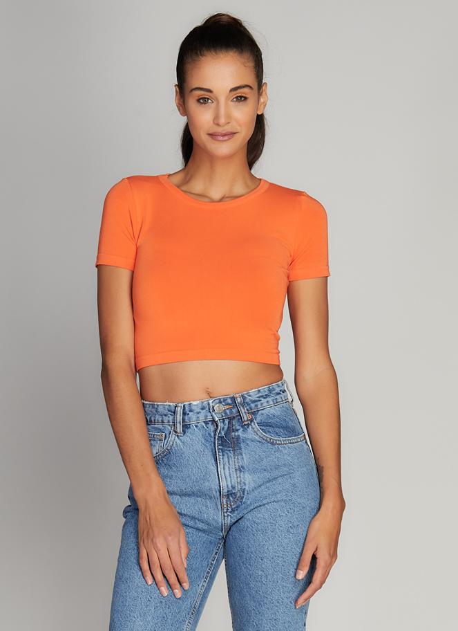 Bamboo S/S Crop Top C'est Moi