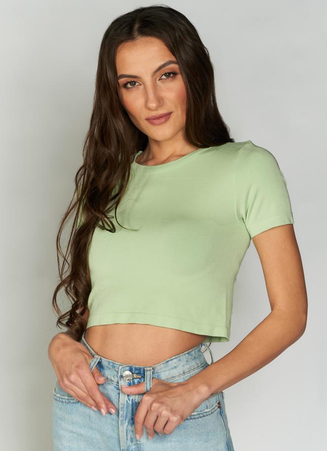 Bamboo S/S Crop Top C'est Moi
