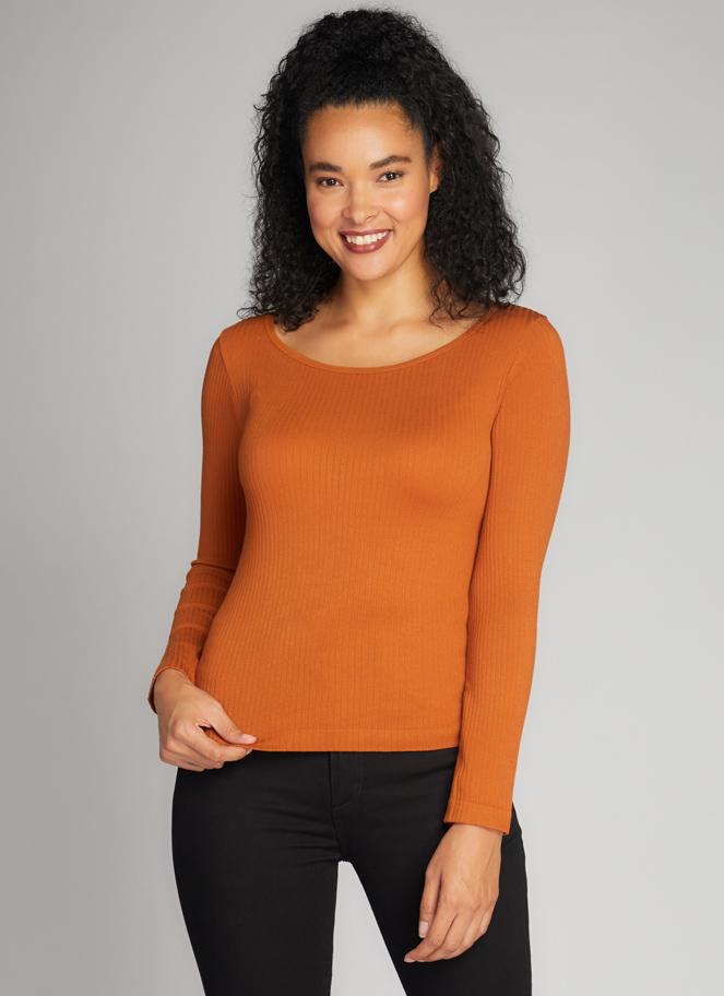 Seamless Rib Crew Neck C'est Moi