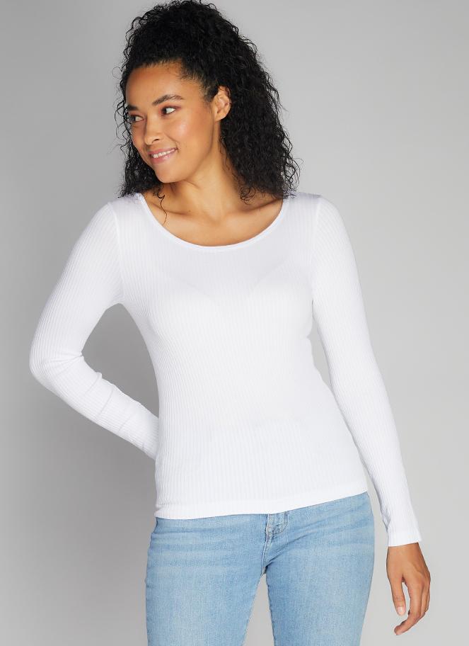 Seamless Rib Crew Neck C'est Moi