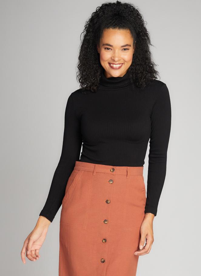 Chandail Seamless Rib L/S Turtleneck C'est Moi
