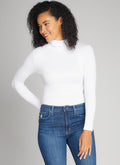 C'est Moi Seamless Rib L/S Turtleneck
