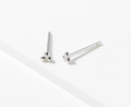 Amanda Sterling Silver Hoop Earrings Midi34