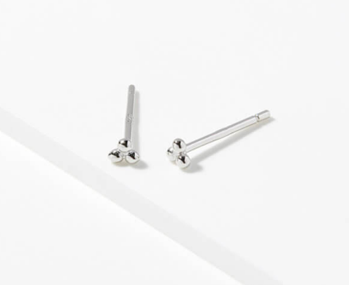 Amanda Sterling Silver Hoop Earrings Midi34