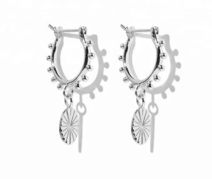 Boucles d'Oreilles Annabelle Argent Midi34