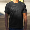 T-Shirt Center Of The Universe Black Baltrakon