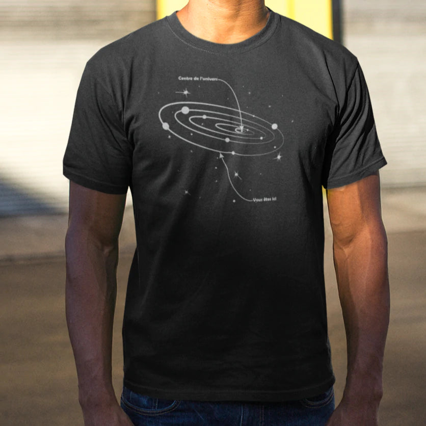 T-Shirt Center Of The Universe Black Baltrakon