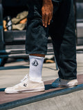 Volcom 3 Pack Full Stone Socks White