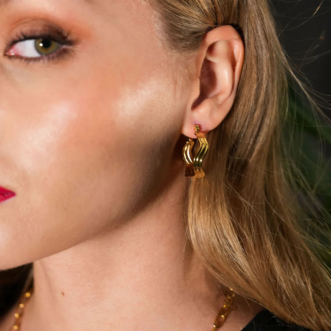 Giza Gold Hackney Nine Earrings