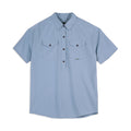 Hooké Blue Half-Placket Shirt