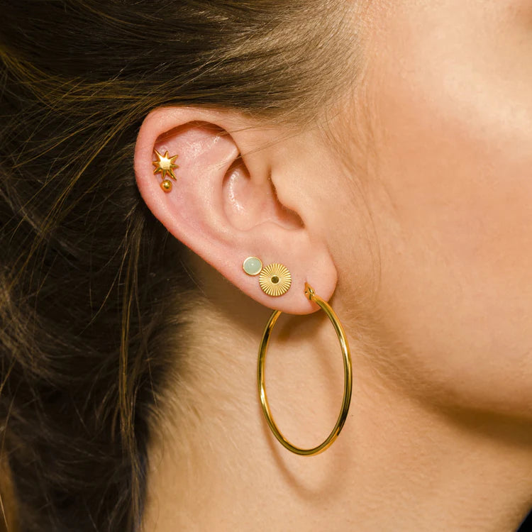 Hackney Nine Bianca Gold Earrings