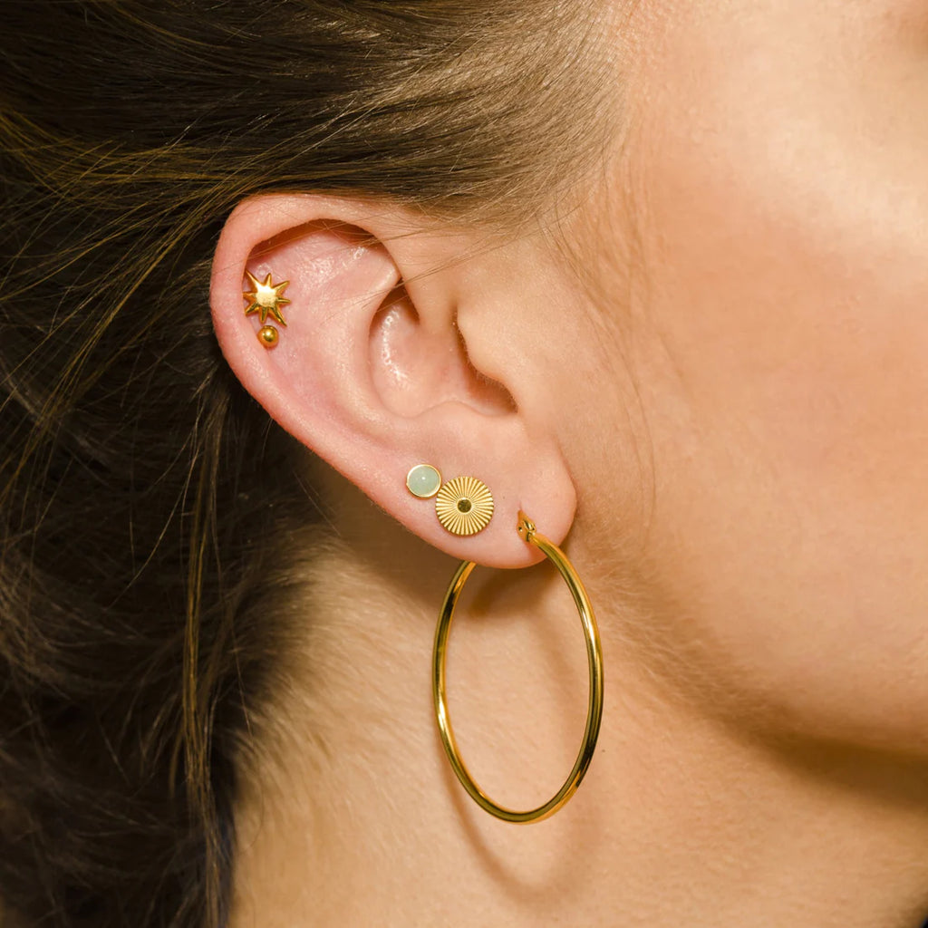 Boucle d'Oreilles Natalie 2 Or Hackney Nine