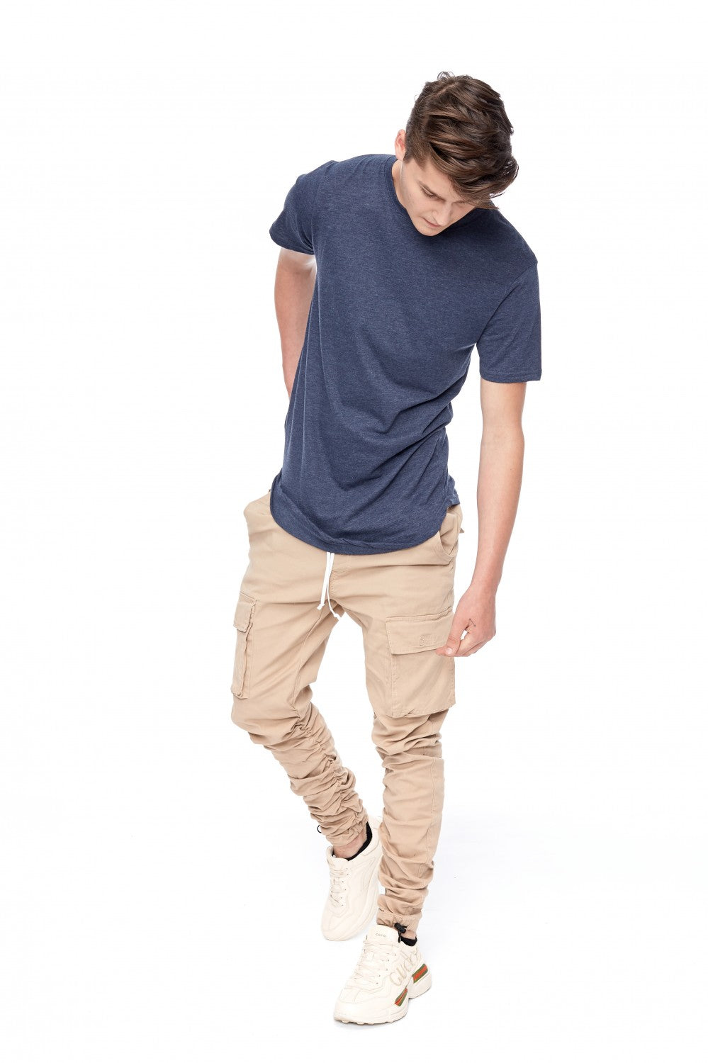 Kuwalla Tee Navy Eazy Scoop T-Shirt