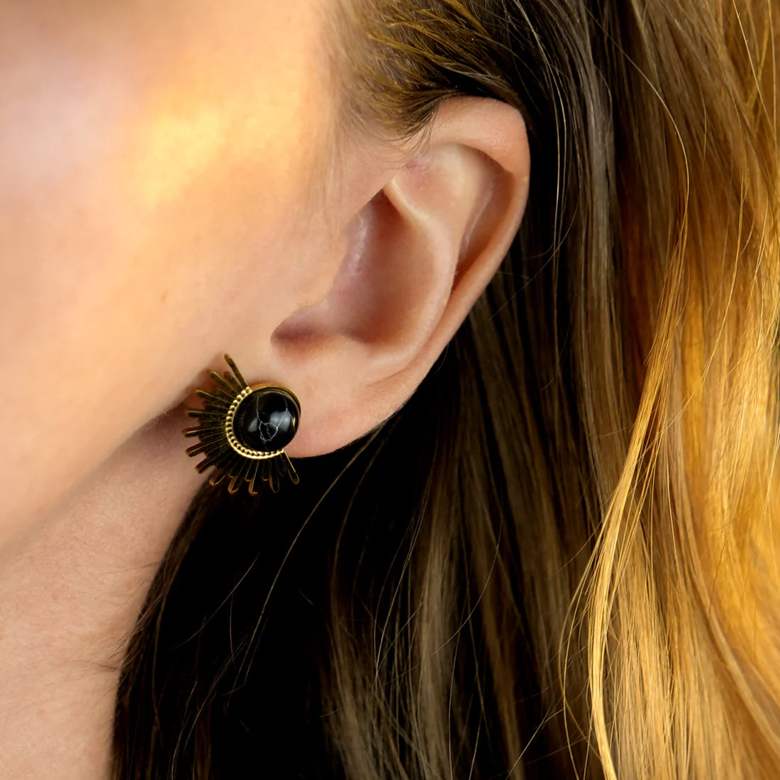 Boucle d'Oreilles Lovisa Or Hackney Nine