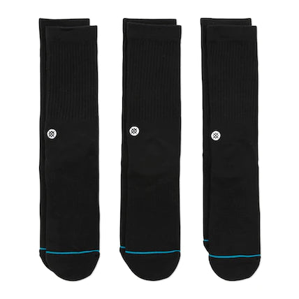 Bas 3 Pack Icon Noir Stance