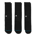 Socks 3 Pack Icon Black Stance
