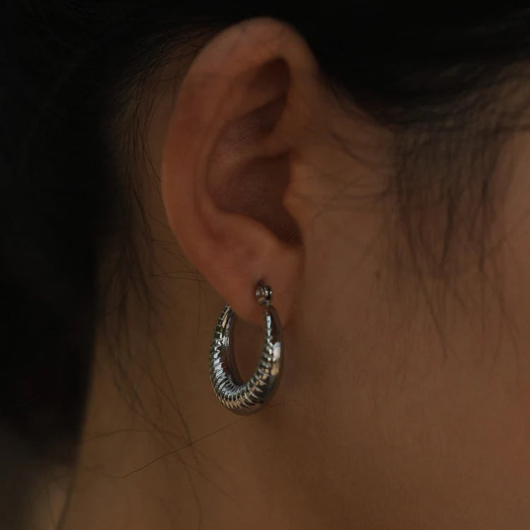Boucles d'Oreilles Mischa Argent Hackney Nine